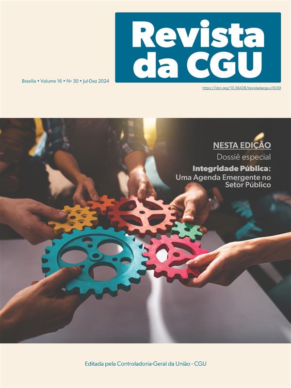 					Visualizar v. 16 n. 30 (2024): Revista da CGU, 30,jul-dez/2024
				